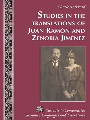cover image of Studies in the Translations of Juan Ramón and Zenobia Jiménez